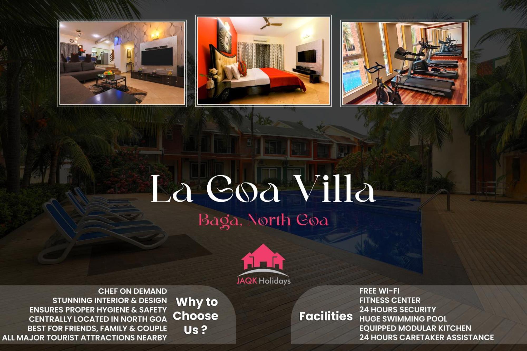 La Goa Villa - 4Bhk, Baga Exteriér fotografie