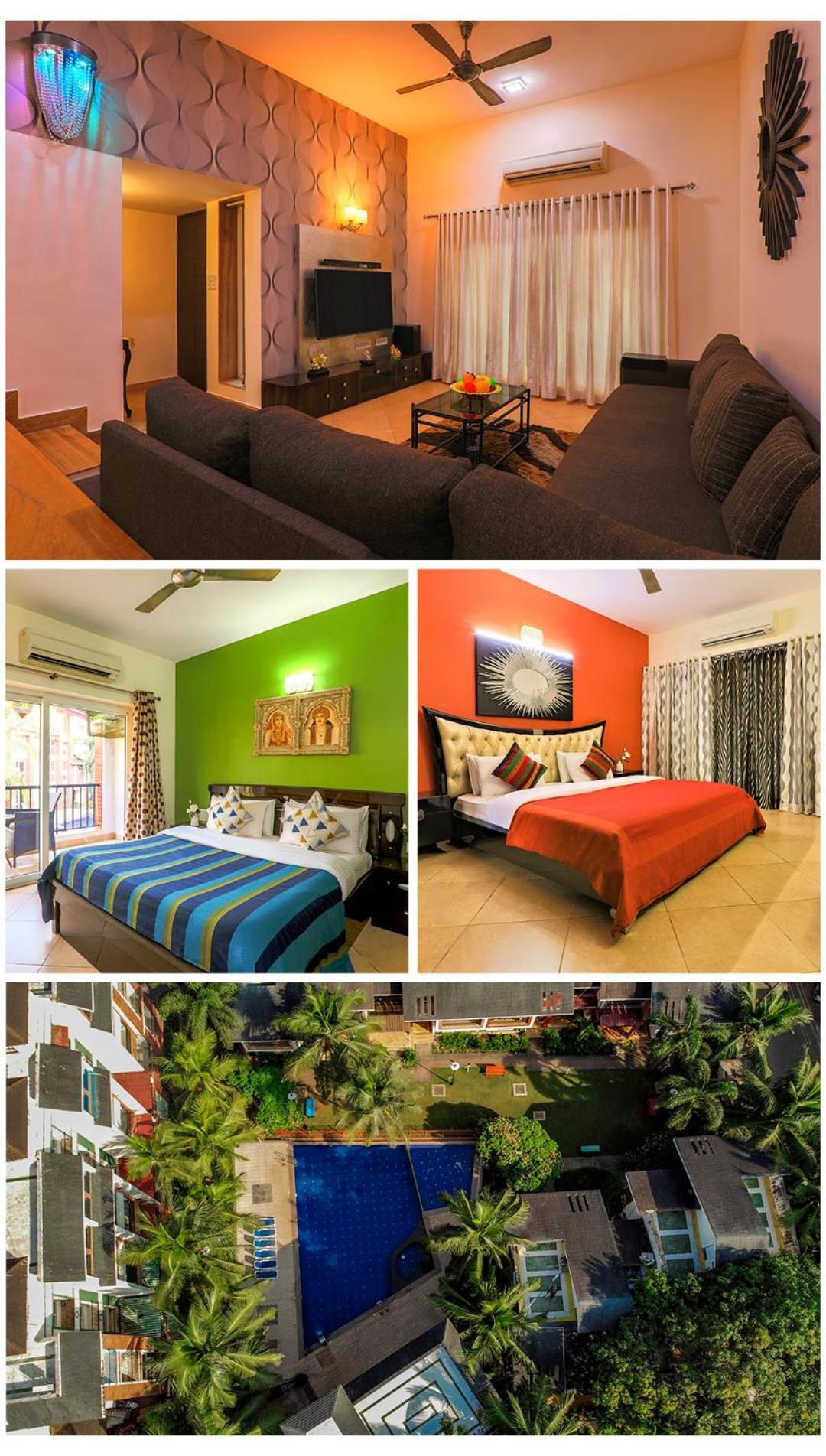 La Goa Villa - 4Bhk, Baga Exteriér fotografie
